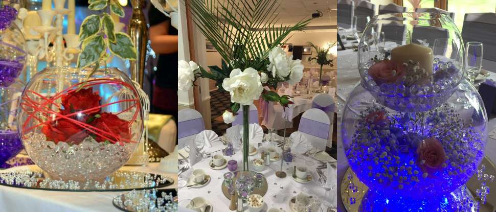 Wedding Centrepieces and Table Décor